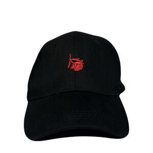 Black Hat with Red Rose